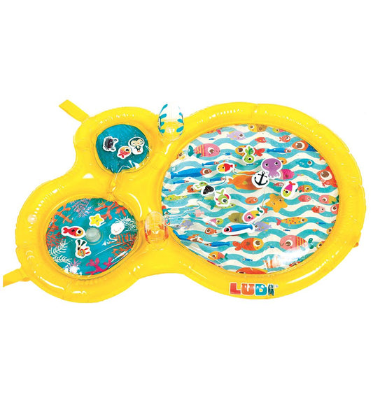 Ludi Speelmat - Water - 94x63 cm - Geel - Ludi - OneSize - Speelkleden