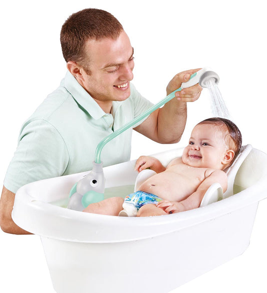 Yookidoo Badspeelgoed - Elephant Baby Douche - Turkoois - Yookidoo - OneSize - Badspeelgoed