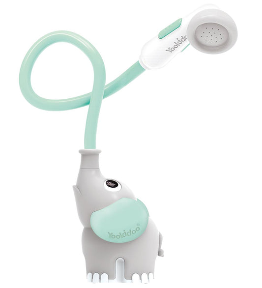 Yookidoo Badspeelgoed - Elephant Baby Douche - Turkoois - Yookidoo - OneSize - Badspeelgoed