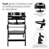 Kinderstoel Novi Yumi Inklapbaar Pure Black
