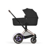 Kinderwagen Cybex e-Priam 5 Comfort Rosegold/Sepia Black incl. Foldable Carrycot