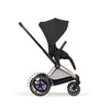 Kinderwagen Cybex e-Priam 5 Comfort Rosegold/Sepia Black incl. Foldable Carrycot