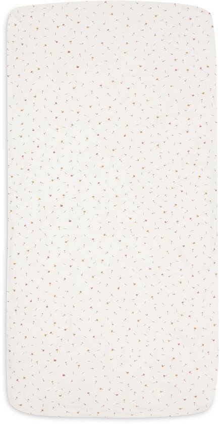Hoeslaken Ledikant Jollein 60x120 Jersey Pretty Picnic Flower Drops