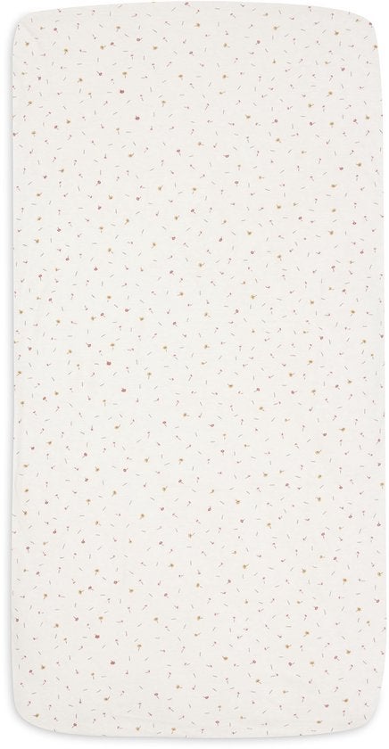 Hoeslaken Ledikant Jollein 60x120 Jersey Pretty Picnic Flower Drops