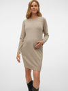 Jurk Vero Moda Gebreid Beige