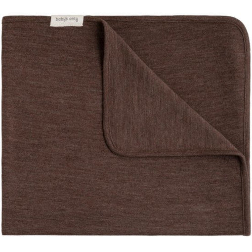 Deken Ledikant Baby's Only Merino Fine Meadow Taupe