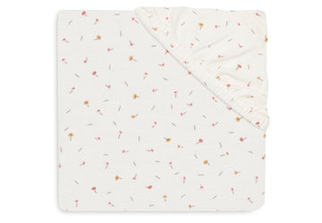 Hoeslaken Wieg Jollein 40/50x80/90 Jersey Pretty Picnic Flower Drops