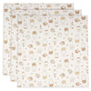 Multidoek Jollein Hydrofiel 70x70 Nijntje Family Farm 3-pack