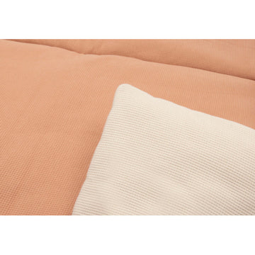 Boxkleed Jollein Little Waffle 75x95 Light Terra/Sand