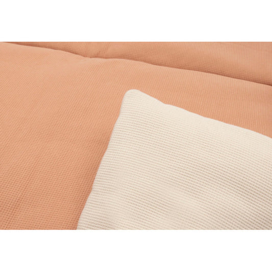 Boxkleed Jollein Little Waffle 75x95 Light Terra/Sand