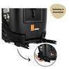 Autostoel Novi Jules V2 i-size Isofix All Black 76-150 cm