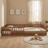 Kinderbed Colorfull Home Vloerbed 90x200 Walnut