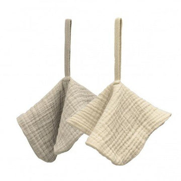 Speendoekjes Meyco Pre-Washed Soft Sand 2-pack