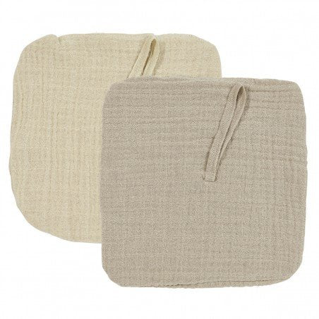 Speendoekjes Meyco Pre-Washed Soft Sand 2-pack