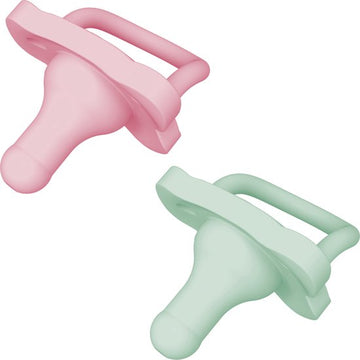 Fopspeen Dr. Brown's HappyPaci Siliconen Roze & Groen 0-6 mnd