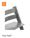 SET | Kinderstoel Stokke® Tripp Trapp® Storm Grey met Babyset & Stoelverkleiner