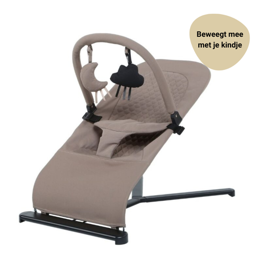 Wipstoel Bouncer Titanium Baby Solid Suzy Lush Taupe