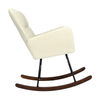 Schommelstoel Novi Teddy Beige
