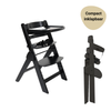 Kinderstoel Novi Yumi Inklapbaar Pure Black